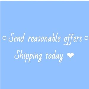 All reasonable offers accepted!